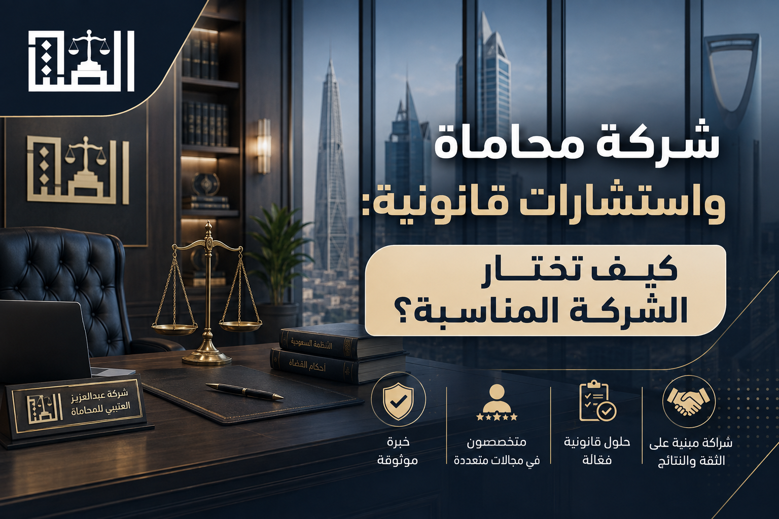 شركة محاماة واستشارات قانونية: كيف تختار الأفضل؟ | الصنات